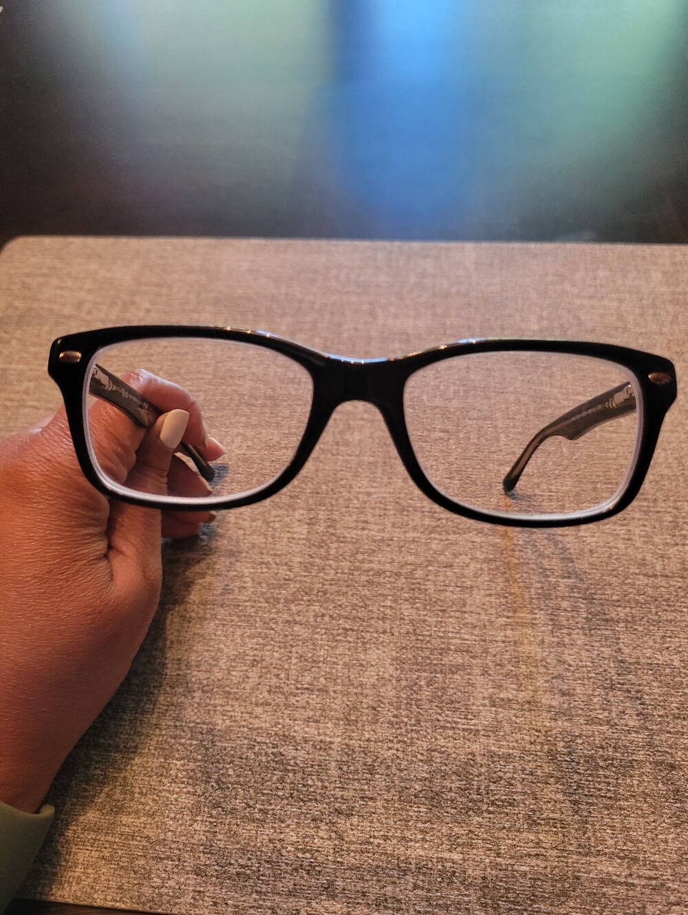 Kid's Classic Black Ray Ban Eye Glasses -